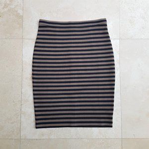 Club Monaco Knit Striped Pencil Skirt (NWOT)